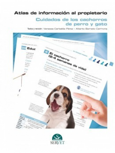 Libro: Atlas de Información al Propietario. Cuidados de los cachorros de perro y gato